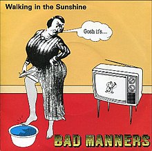 Bad Manners — Walkin&#039; in the Sunshine cover artwork