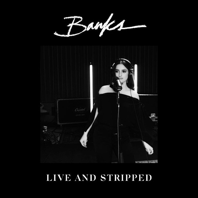 BANKS Live and Stripped cover artwork