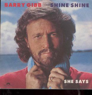 Barry Gibb Shine, Shine cover artwork