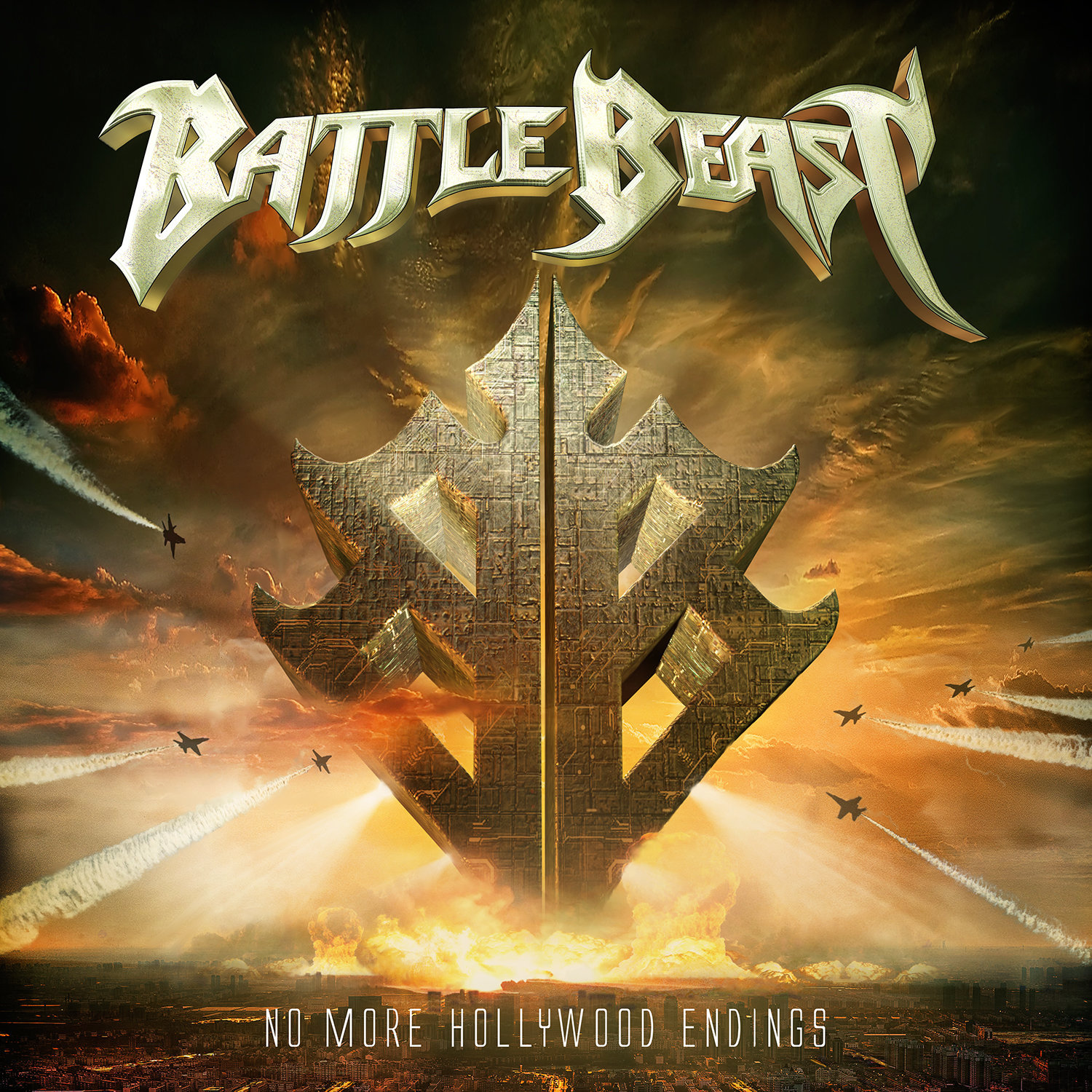 Battle Beast No More Hollywood Endings cover artwork