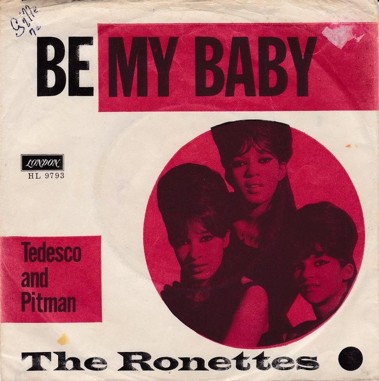 The Ronettes Be My Baby cover artwork
