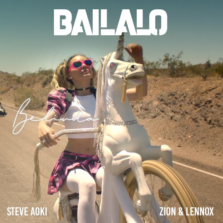 Belinda ft. featuring Steve Aoki & Zion &amp; Lennox Báilalo cover artwork