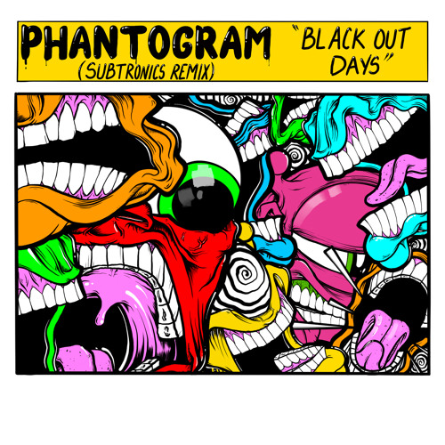 Phantogram Black Out Days (Subtronics Remix) cover artwork