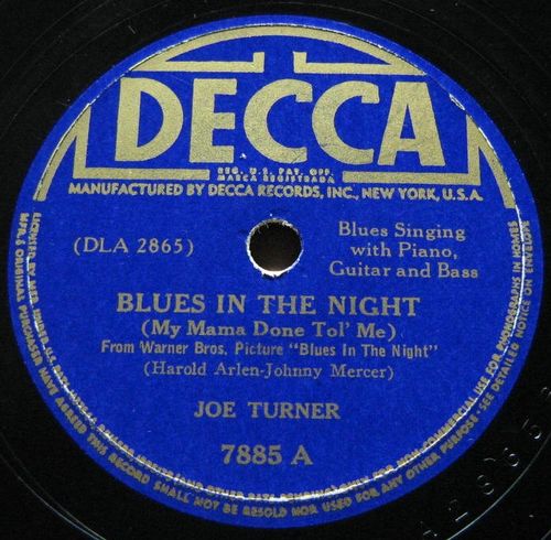 Big Joe Turner — Blues in the Night cover artwork