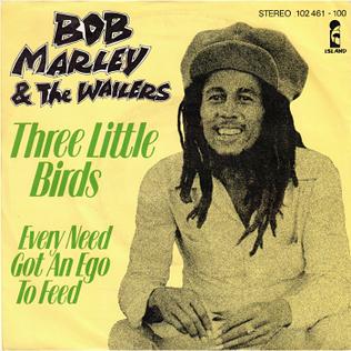 Bob Marley &amp; The Wailers Three Little Birds cover artwork