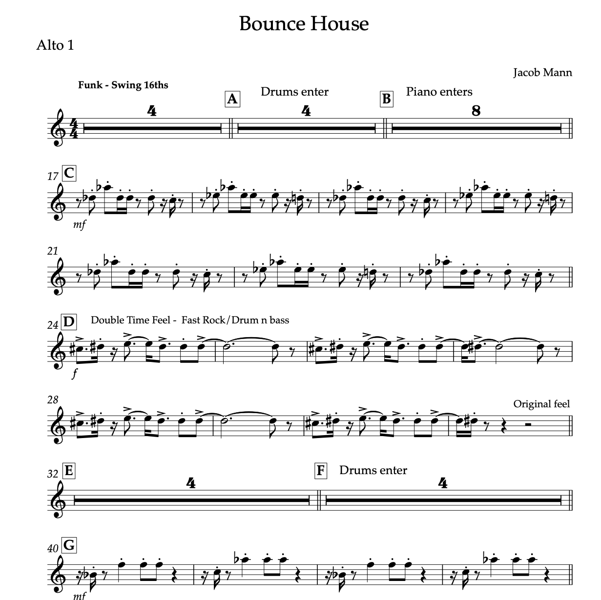 Jacob Mann Big Band — Bounce House cover artwork