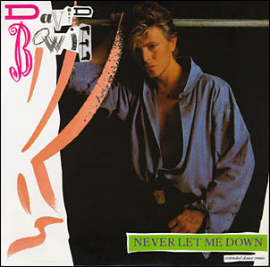 David Bowie — Never Let Me Down cover artwork
