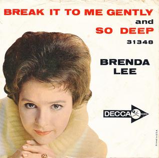Brenda Lee Break It to Me Gently cover artwork