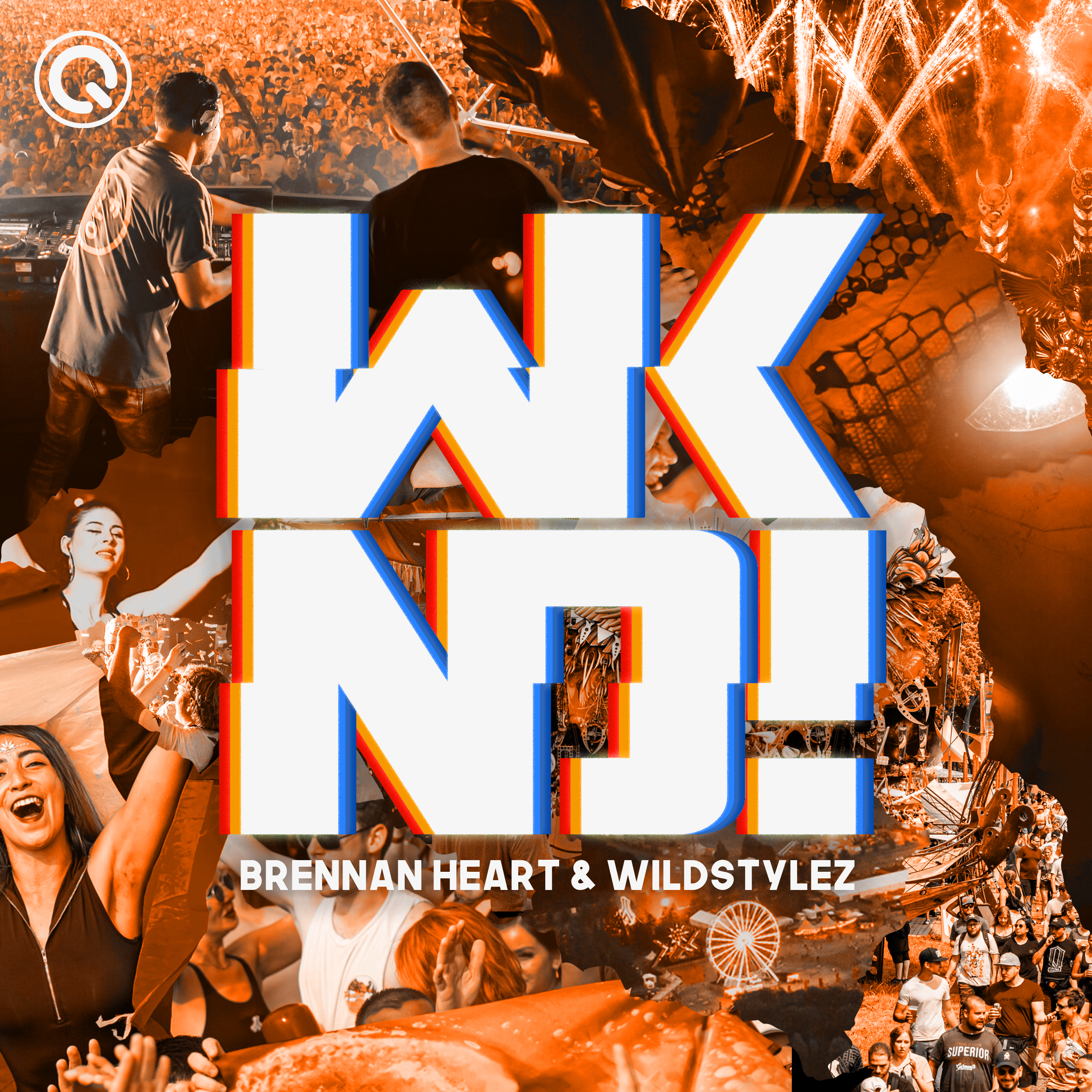 Brennan Heart & Wildstylez featuring Max P — WKND! cover artwork