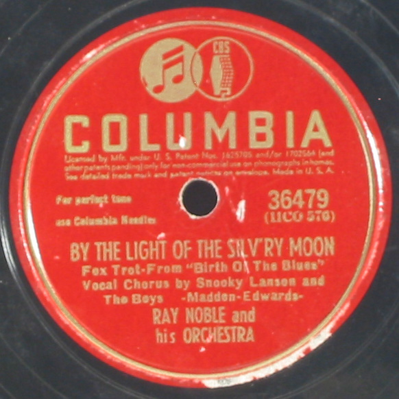 Ray Noble — By the Light of the Silv&#039;ry Moon cover artwork