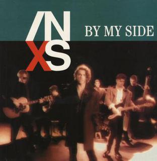 INXS — By My Side cover artwork
