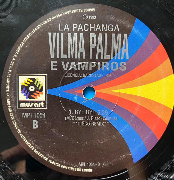 Vilma Palma e Vampiros Bye Bye cover artwork