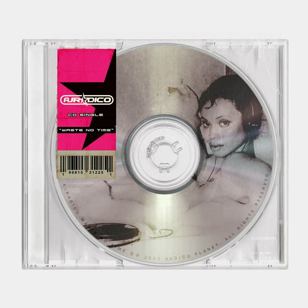 AJRadico — WASTE NO TIME cover artwork