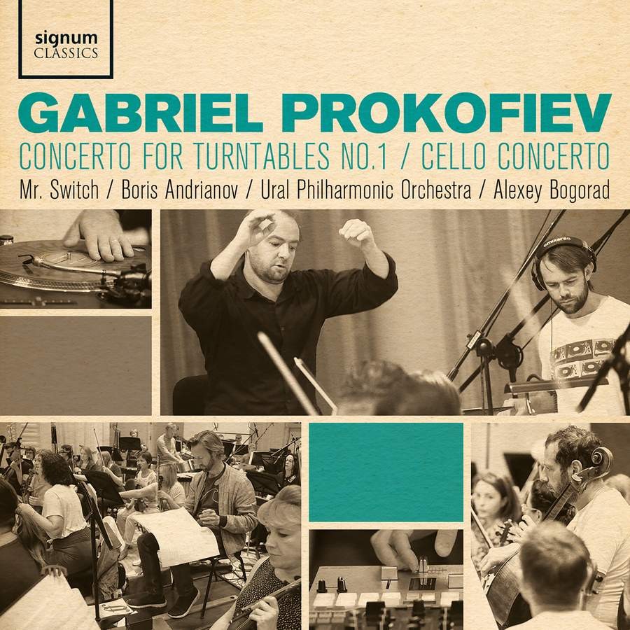 Gabriel Prokofiev Gabriel Prokofiev: Concerto for Turntables No. 1 &amp; Cello Orchestra cover artwork