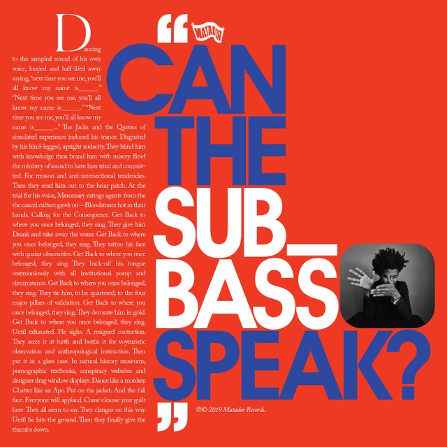 Algiers — Can the Sub_Bass Speak? cover artwork