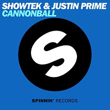Showtek & Justin Prime Cannonball cover artwork