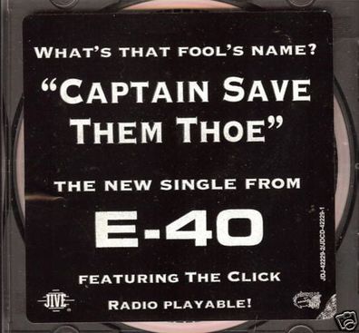 E-40 featuring The Click, Suga T, D-Shott, & B-Legit — Captain Save a Hoe cover artwork