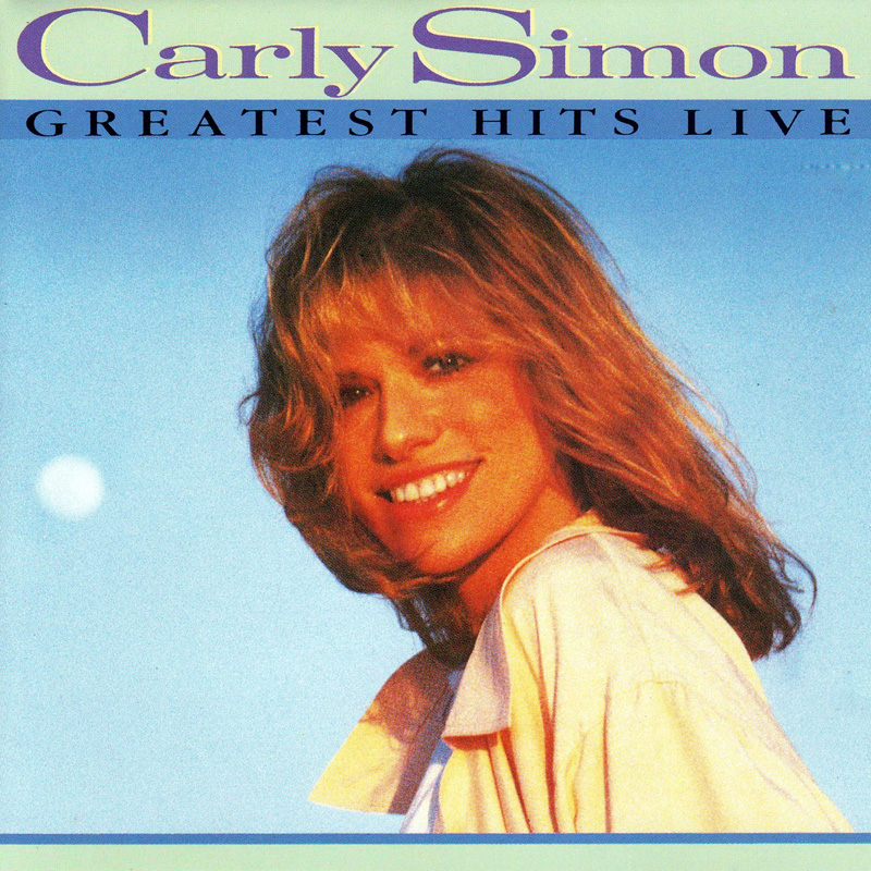 Carly Simon Greatest Hits Live cover artwork