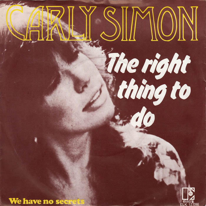 Carly Simon — We Have No Secrets cover artwork
