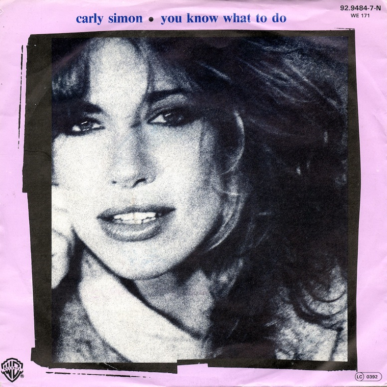Carly Simon You Know What To Do cover artwork