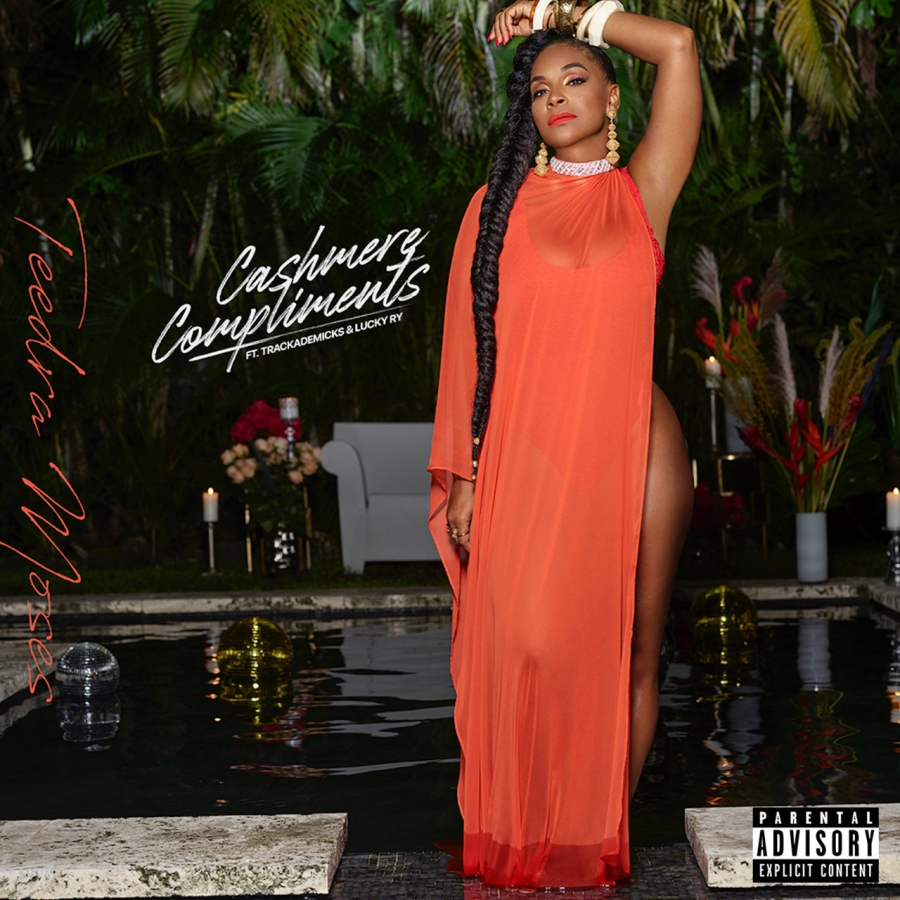 Teedra Moses featuring Trackademicks & Lucky Ry — Cashmere Compliments cover artwork