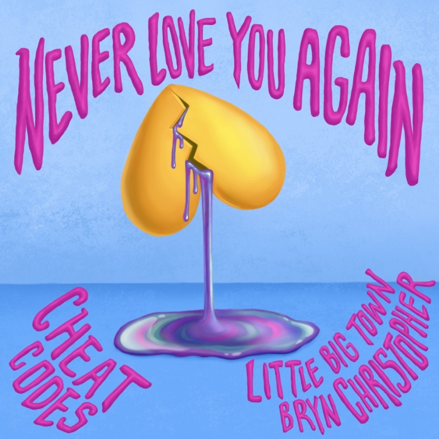 Cheat Codes, Little Big Town, & Bryn Christopher Never Love You Again cover artwork