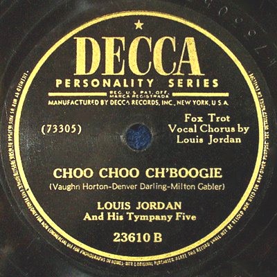 Louis Jordan Choo Choo Ch&#039;Boogie cover artwork