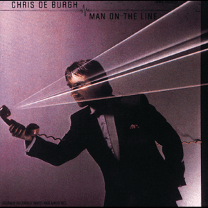 Chris de Burgh Man on the Line cover artwork