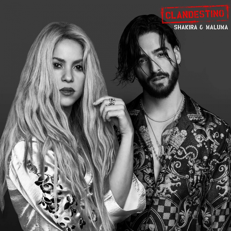 Shakira & Maluma — Clandestino cover artwork