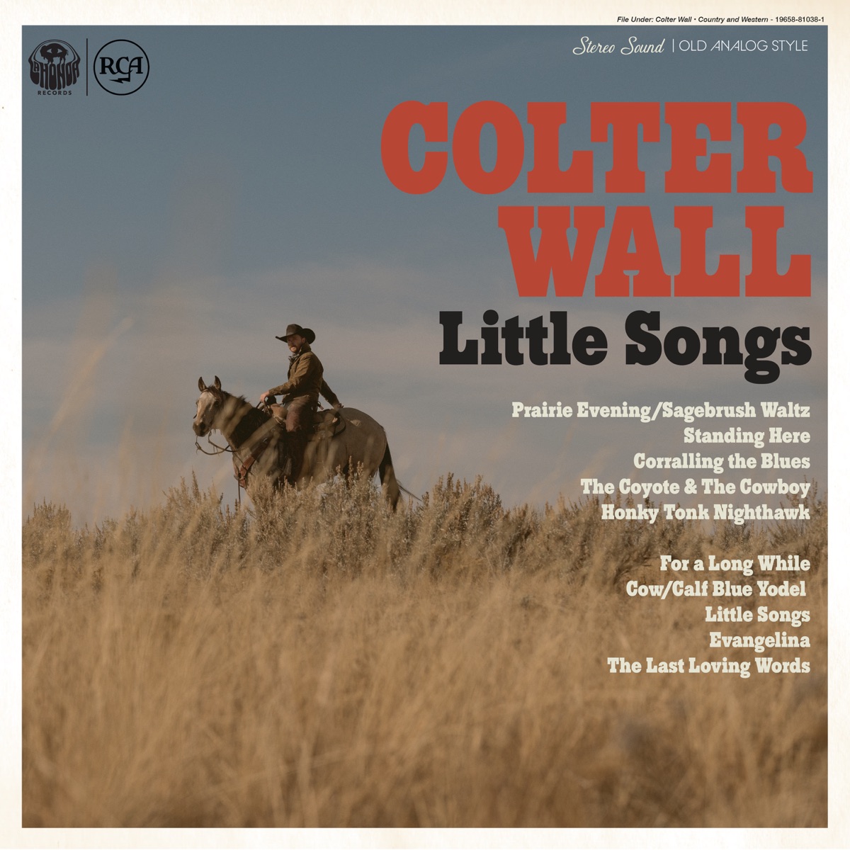 Colter Wall Little Songs cover artwork