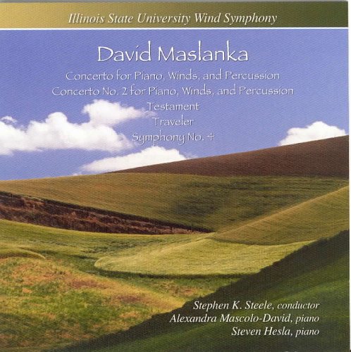 David Maslanka — Symphony No. 4 cover artwork