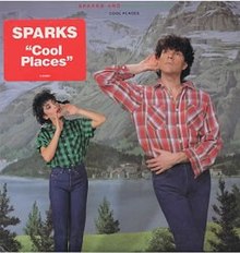Sparks ft. featuring Jane Wiedlin Cool Places cover artwork