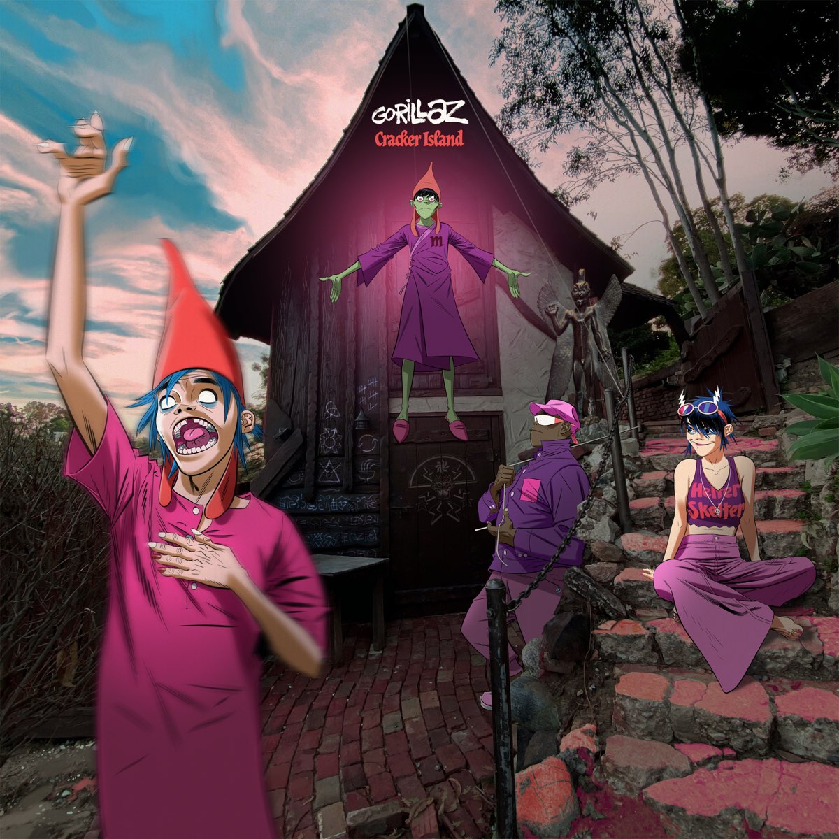 Gorillaz Cracker Island (Deluxe) cover artwork