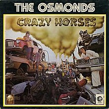 The Osmonds Crazy Horses cover artwork