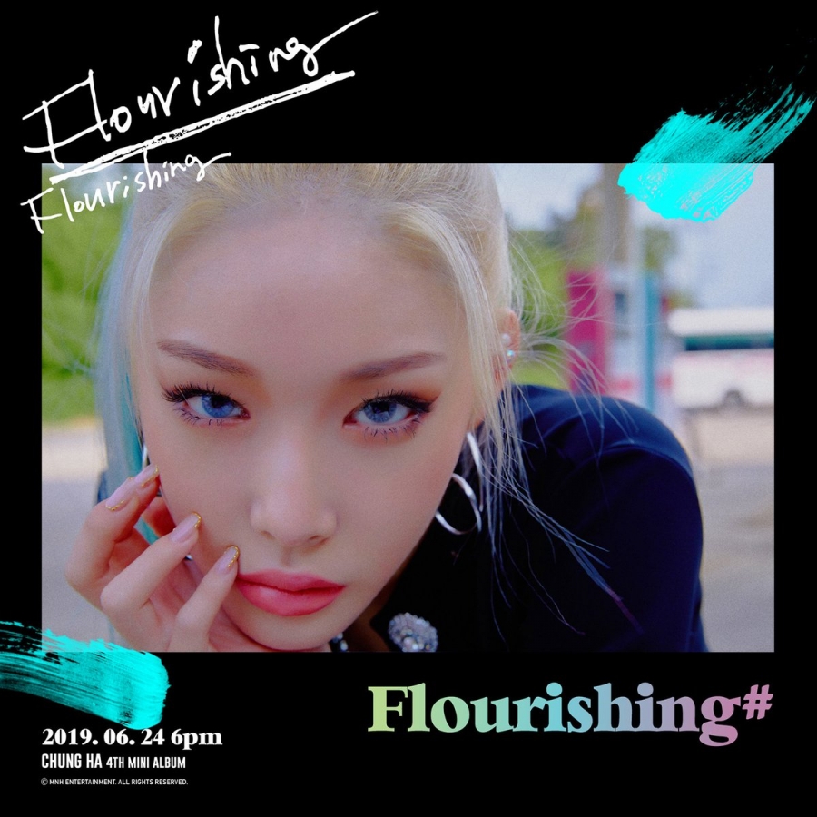 CHUNG HA Flourishing EP cover artwork