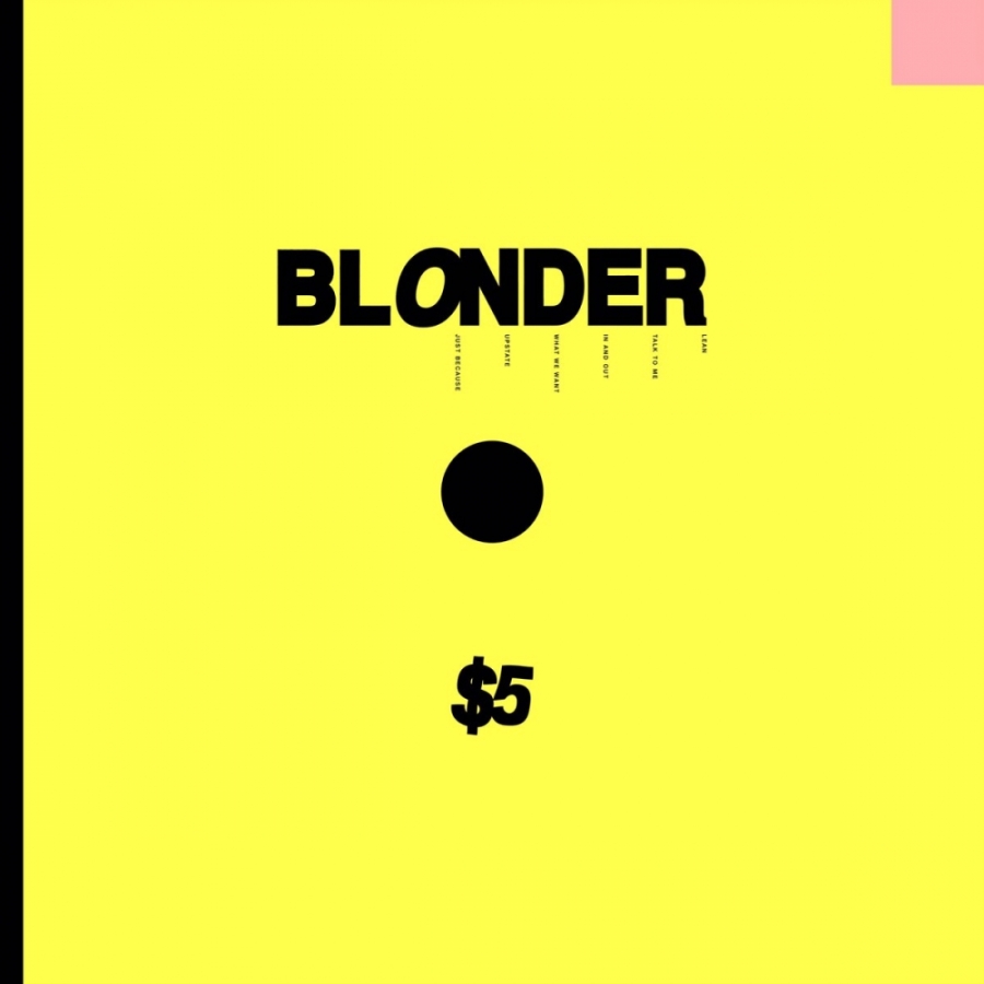 Blonder $5 - EP cover artwork