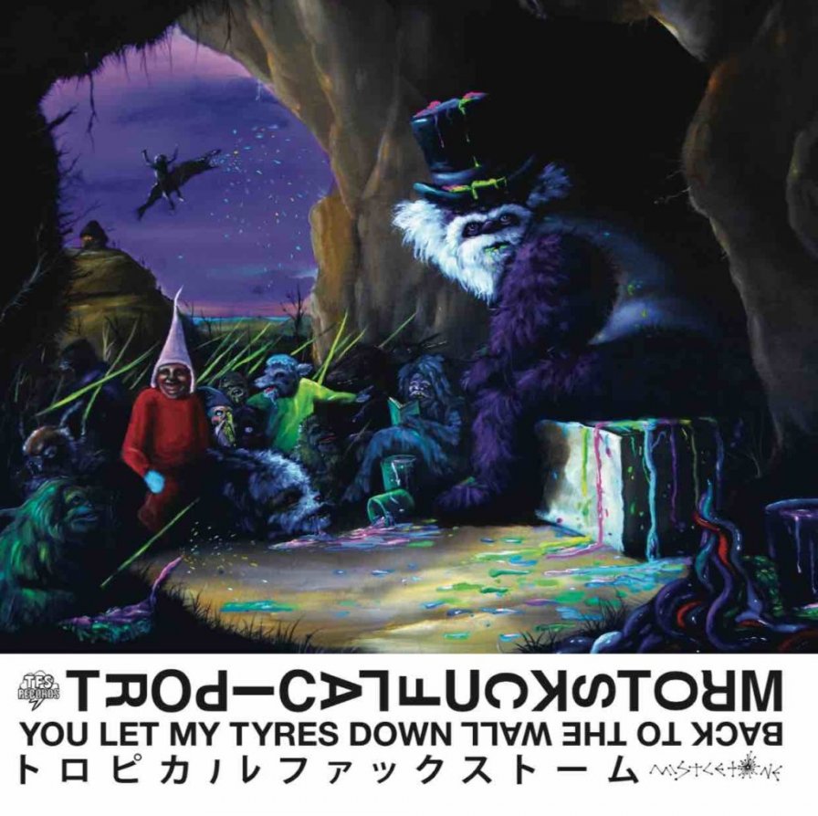 Tropical Fuck Storm You Let My Tyres Down cover artwork