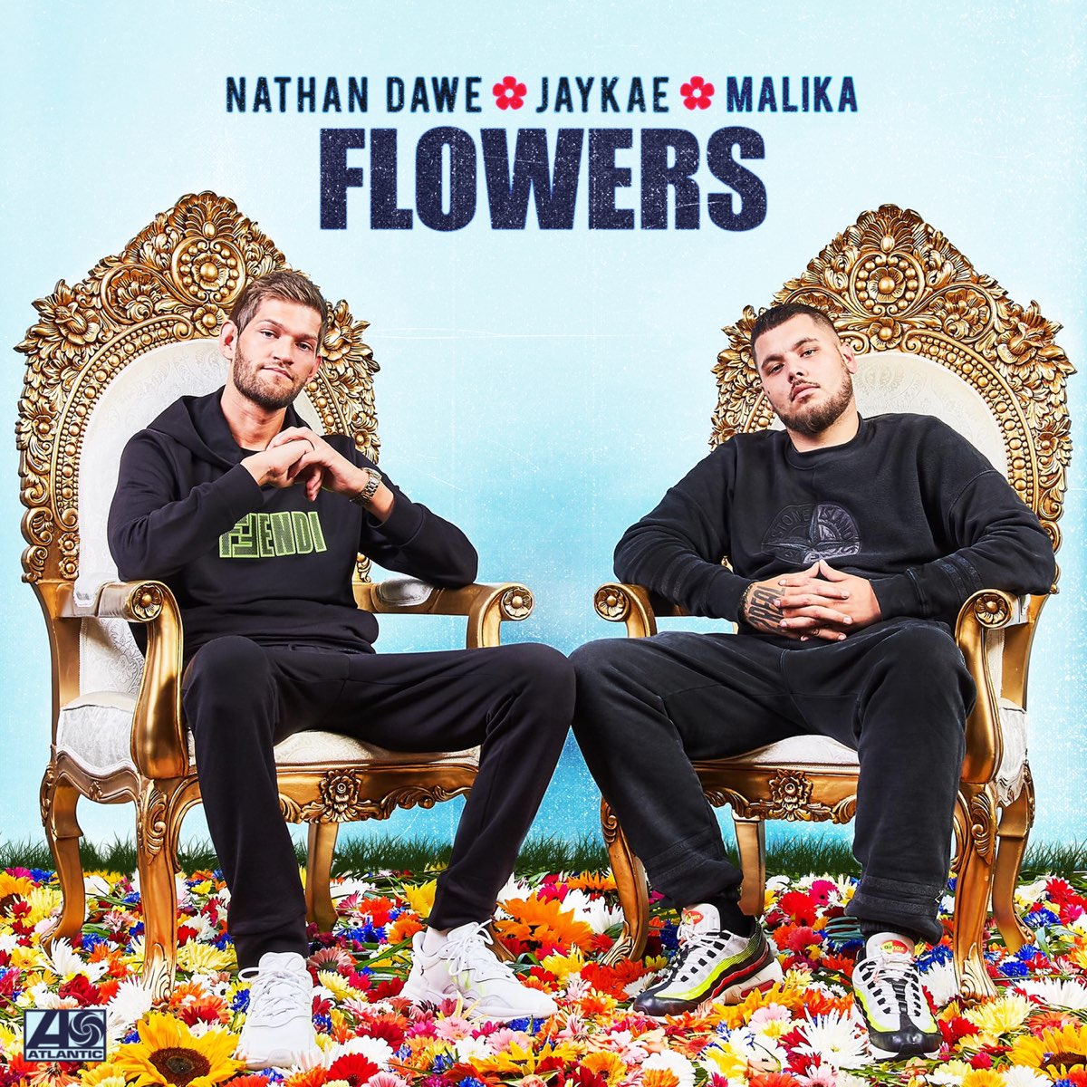 Nathan Dawe featuring Jaykae & Malika — Flowers cover artwork