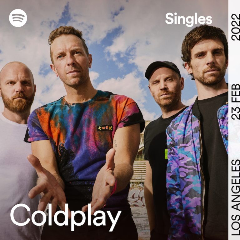 Coldplay Spotify Singles cover artwork