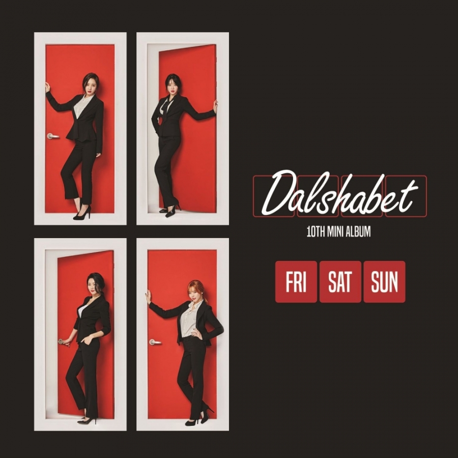 Dal★Shabet Fri. Sat. Sun. cover artwork