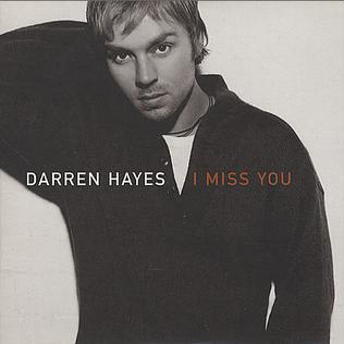 Darren Hayes — I Miss You cover artwork