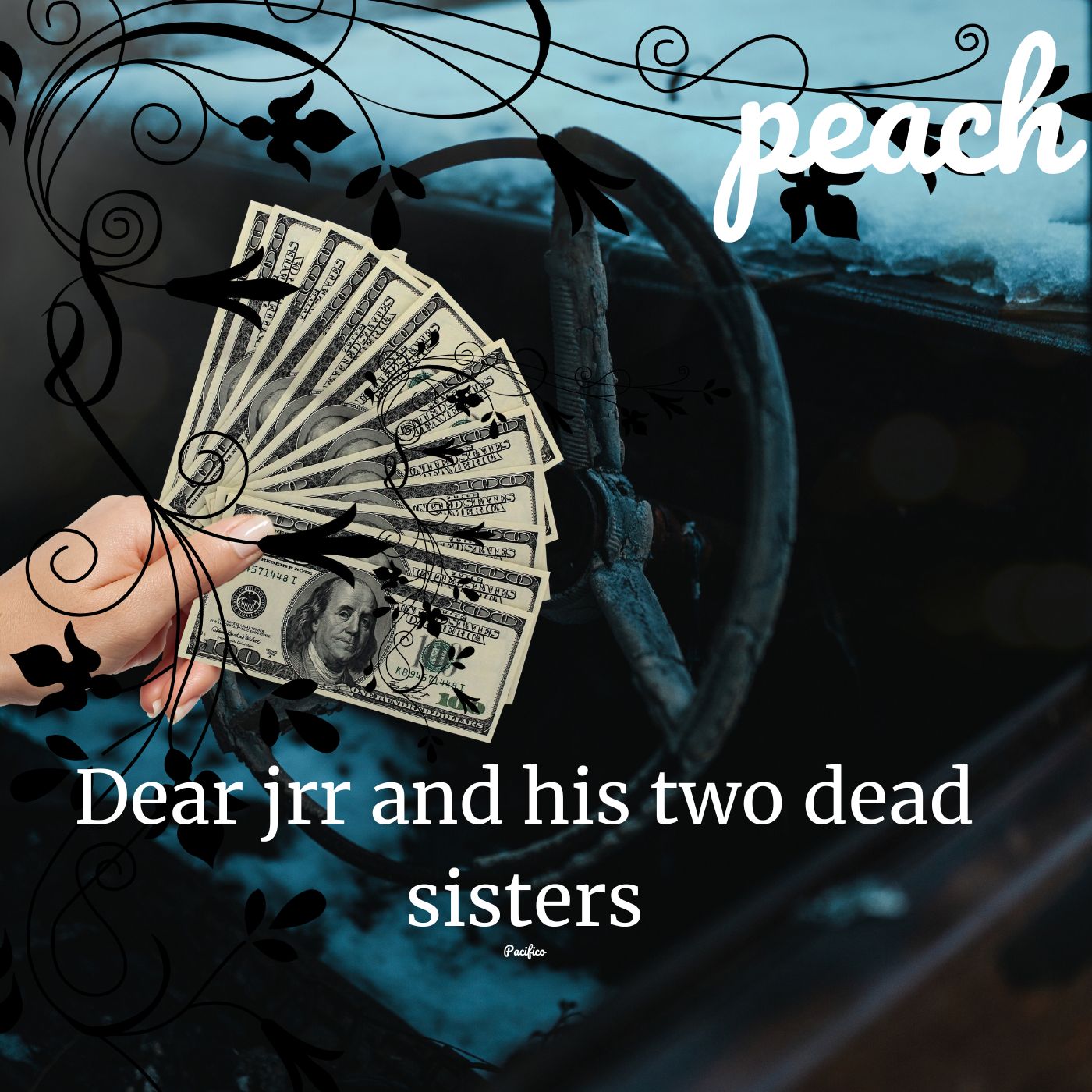 Peach &lt;3 — Dear jrr, and his two dead sisters cover artwork