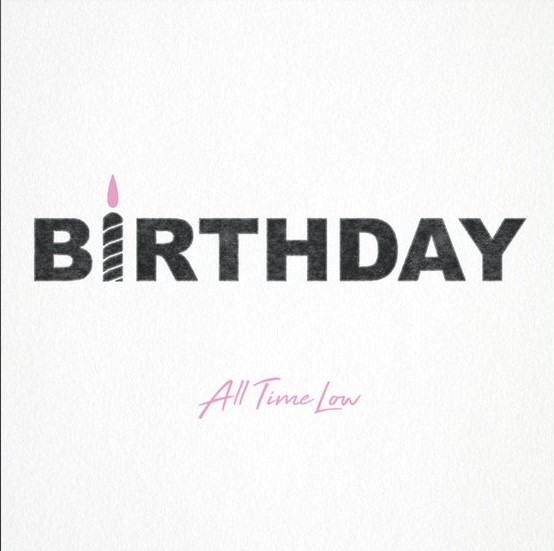 All Time Low — Birthday cover artwork