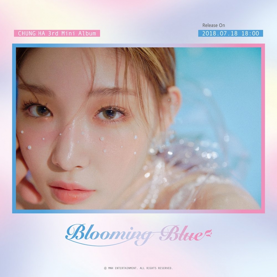 CHUNG HA Blooming Blue cover artwork