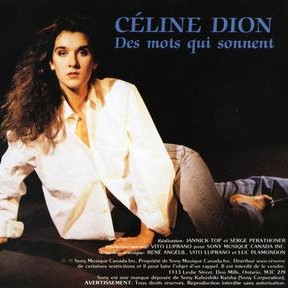Céline Dion Des mots qui sonnent cover artwork