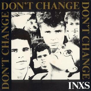 INXS — Don&#039;t Change cover artwork