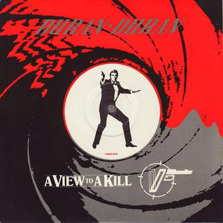 Duran Duran A View to Kill cover artwork