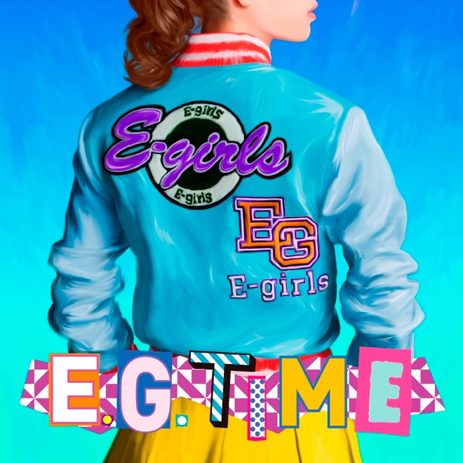 E-girls E.G. TIME cover artwork