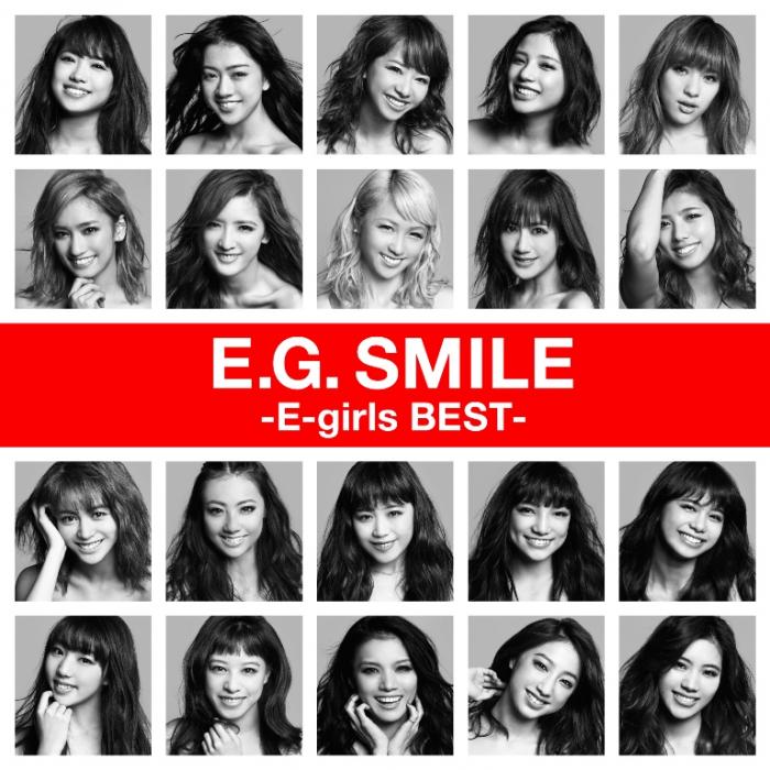 E-girls E.G. SMILE -E-girls BEST- cover artwork