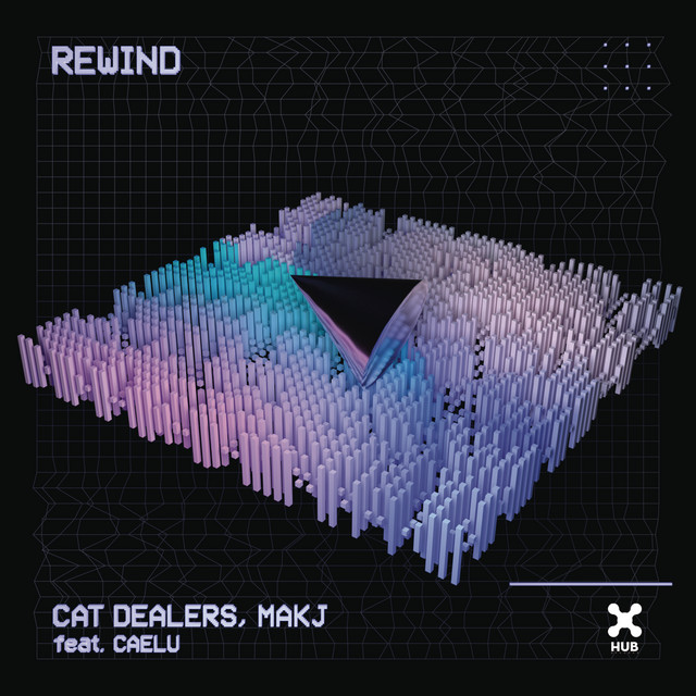 Cat Dealers & MAKJ featuring Caelu — Rewind cover artwork
